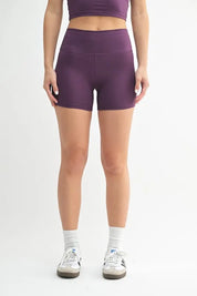 MERLOT S MONO B Venice Cloud Light Contour Biker Shorts | Daverri Fashions