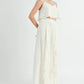 MABLE Crop Cami and Ruffled Wide Leg Pants Set Outfit Sets