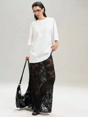 Lace Maxi Skirt | Skirts Daverri Fashions