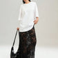 Lace Maxi Skirt - DAVERRI FASHIONS