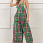 BiBi Multi Color Check Plaid Overall Overalls