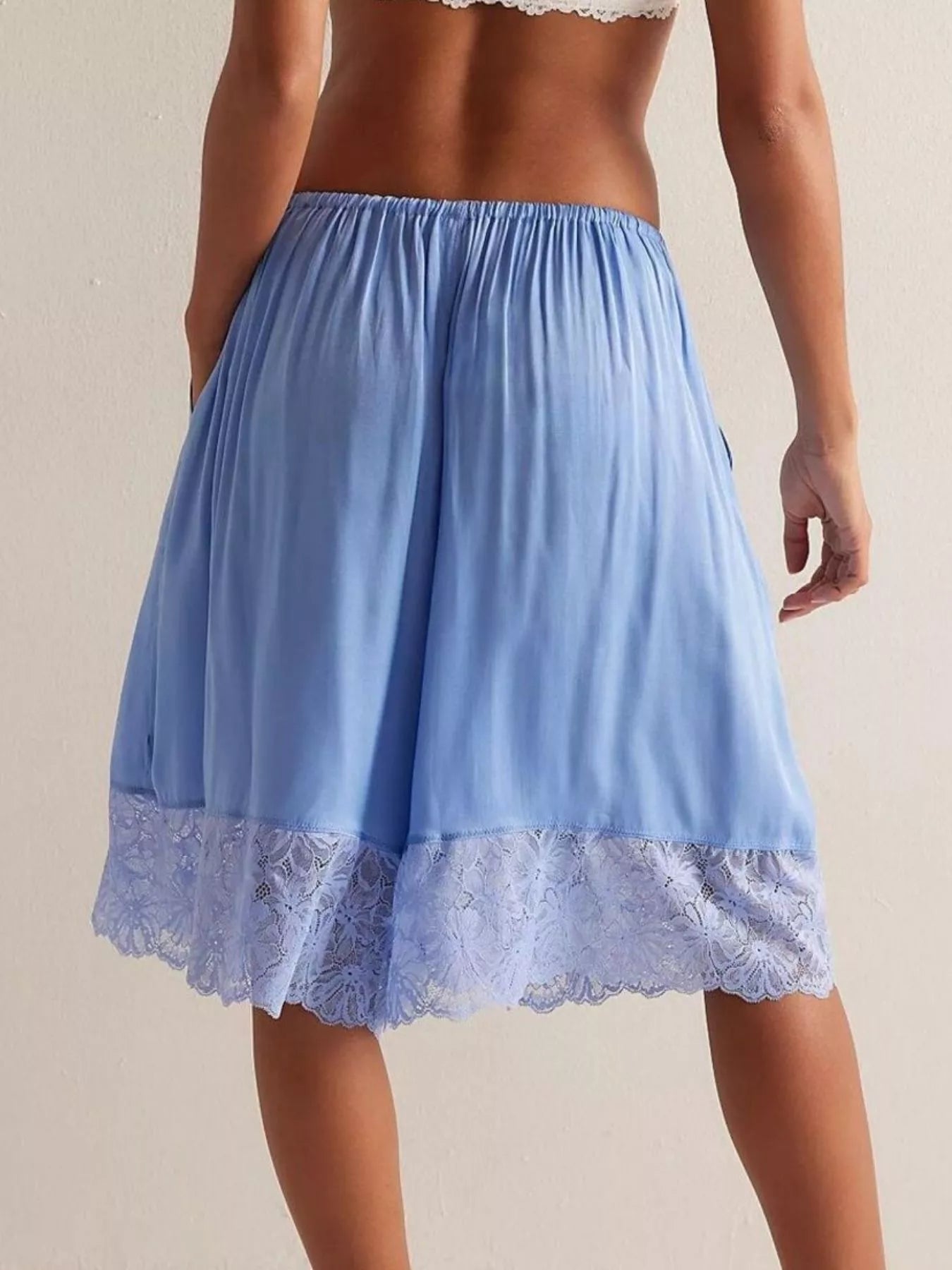 Lace Detail Shorts | Shorts Daverri Fashions