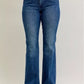 Judy Blue Full Size Mid Rise Bootcut Jeans with Welt Pockets Plus Size - DAVERRI FASHIONS