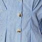 Striped Button-Up Long Sleeve Shirt - DAVERRI FASHIONS