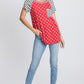 Heimish Full Size Star & Striped Round Neck Short Sleeve T-Shirt Plus Size T-Shirts