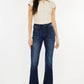 Kancan Full Size Mid Rise Slim Flare Jeans - DAVERRI FASHIONS