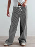 Striped Wide Leg Jeans - DAVERRI FASHIONS