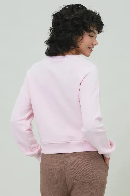 HYFVE Raglan Sleeve Pocket Sweatshirt