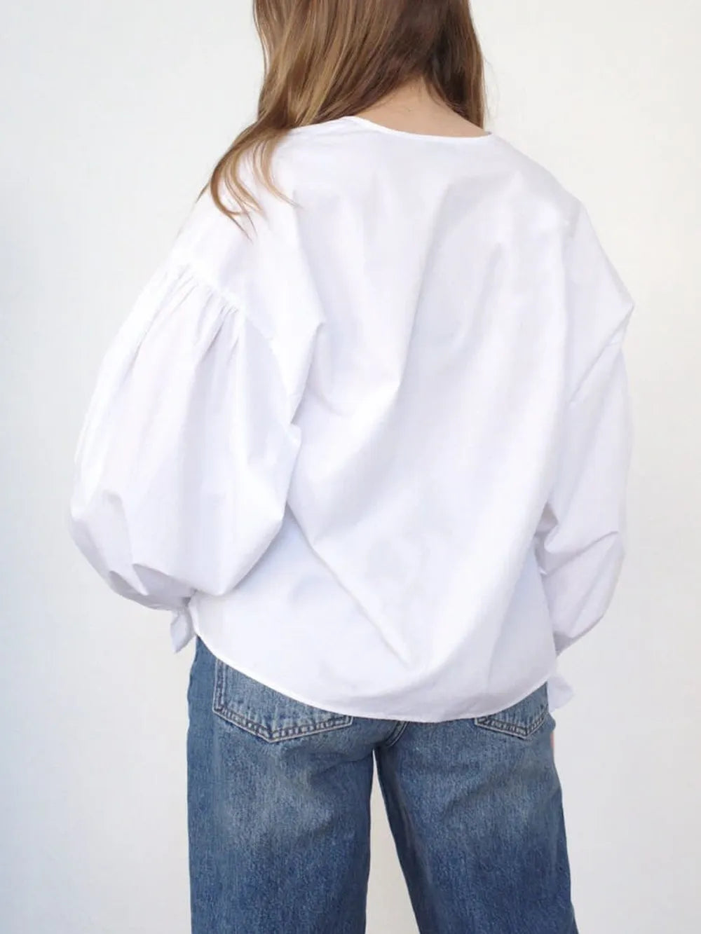 Tied Flounce Sleeve Blouse | Blouses Daverri Fashions