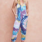 BiBi Tie Dye Knit Mid-length Casual Jumpsuit Jumpsuits