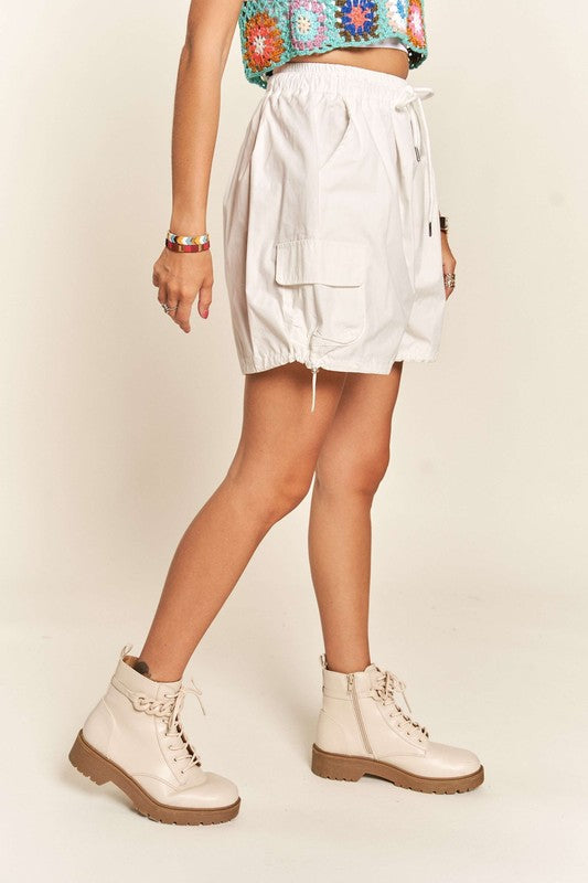 Drawstring Shorts with Pockets Shorts