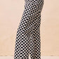 BiBi Gameday Theme Checkered Printed Pants - DAVERRI FASHIONS