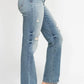 Judy Blue Full Size High Waist Distressed Dad Jean Jeans