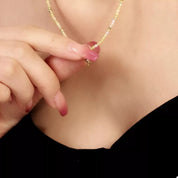 18K Gold-Plated Star Pendant Necklace with Zircon | Necklaces Daverri Fashions