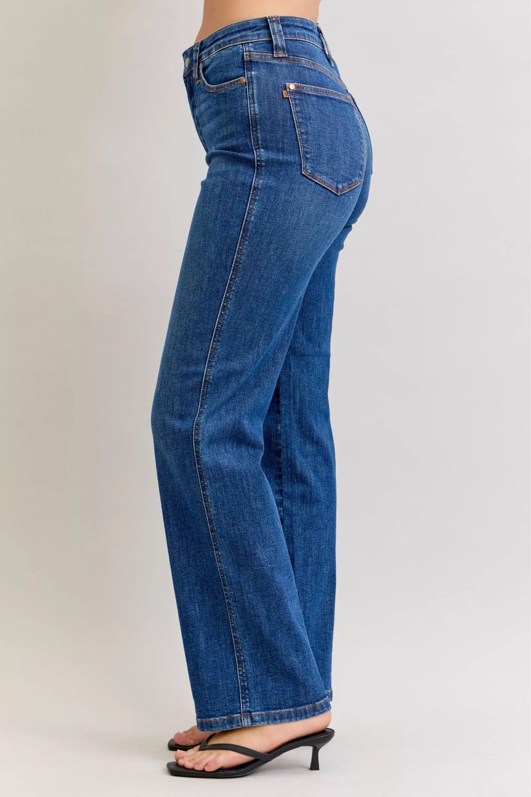 Judy Blue High Waist Tummy Control Straight Jeans | Jeans Daverri Fashions