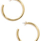 Large Chunky hoop Earrings Gold Earrings