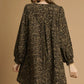 Umgee Leopard Print Long Sleeve Swing Dress - DAVERRI FASHIONS