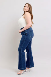 Judy Blue High Rise Flare Jeans with Pockets | Jeans Daverri Fashions