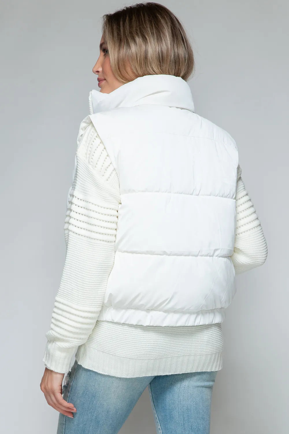 Snobbish Fine Fur Lining Quilted Vest | Vest Jackets Daverri Fashions