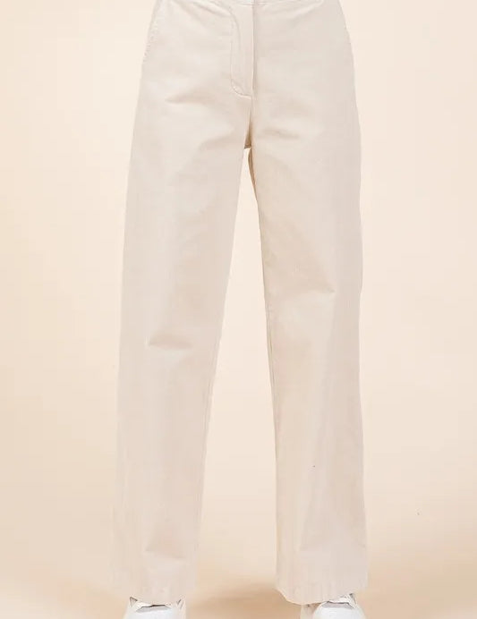 Mittoshop Corduroy Back Elastic Waist Pants | Daverri Fashions