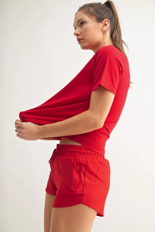 MONO B Round Neck Short Sleeve T-Shirt