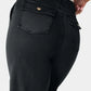 High Waist Jeans with Pockets - DAVERRI FASHIONS