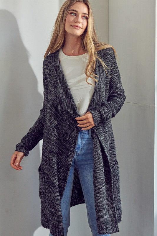 Chunky Sweater Knit Cardigan Shirts & Tops