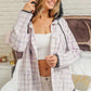 BiBi Casual Check Shirts With Hood Tops