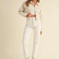 MABLE Embroidered Quilted Cropped Jacket