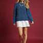 Umgee Cable Knit Cozy Sweater - DAVERRI FASHIONS