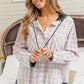BiBi Casual Check Shirts With Hood Tops