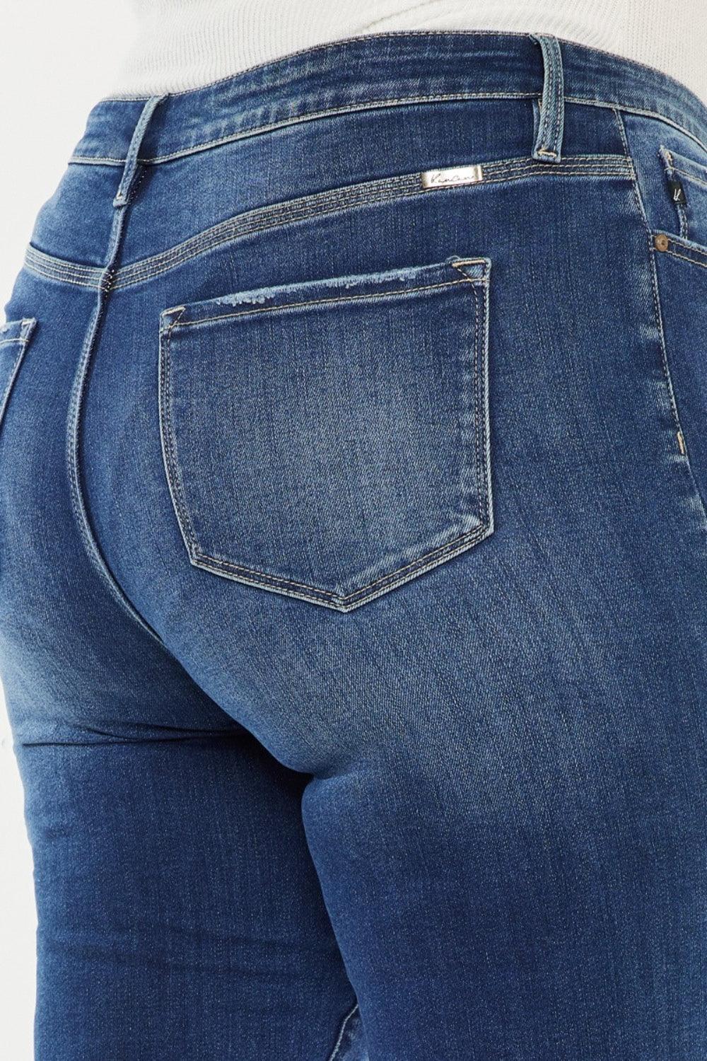 Kancan Full Size Cat's Whiskers Button Fly Denim Shorts | Daverri Fashions