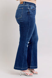 Judy Blue High Rise Flare Jeans with Pockets | Jeans Daverri Fashions