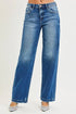 RISEN Full Size Slouchy Baggy Jeans Pocket Side Seam Detail Plus Size - DAVERRI FASHIONS