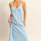 HYFVE Dyed V-Neck Loose Dress
