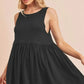 Aemi + Co Round Neck Mini Tank Dress - DAVERRI FASHIONS