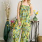 ADORA Elastic Detail Tropical Jumpsuit Jumpsuits