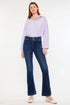 Kancan High Rise Double Waistband Flare Jeans - DAVERRI FASHIONS