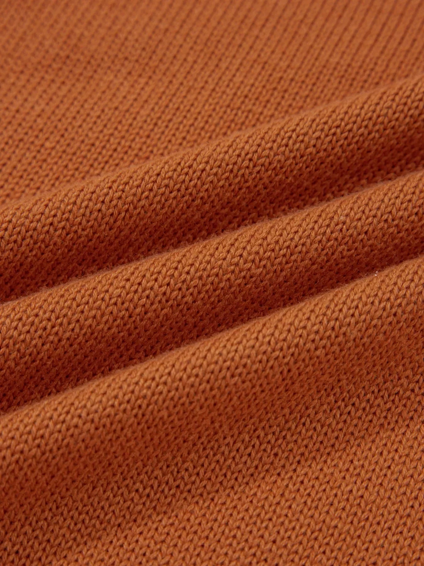 Solid Color Ribbed Trim Drop Shoulder Sweater - DAVERRI FASHIONS