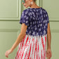 BiBi American Flag Theme Tee Dress - DAVERRI FASHIONS
