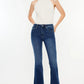 Kancan Cat's Whiskers Raw Hem Flare Jeans - DAVERRI FASHIONS