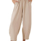 Full Size Drawstring Cropped Jogger Pants Plus Size - DAVERRI FASHIONS