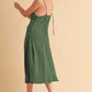 Aemi+Co Side Button Midi Cami Dress - DAVERRI FASHIONS