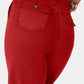 High Waist Jeans with Pockets - DAVERRI FASHIONS