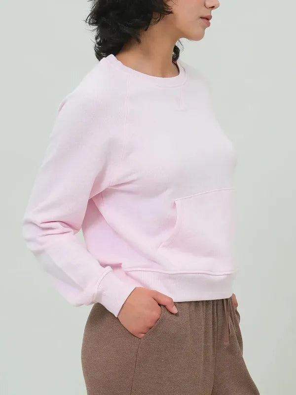 HYFVE Raglan Sleeve Pocket Sweatshirt