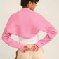 HYFVE Ribbed Knit Bolero Cardigan Cardigans