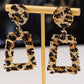 18K Gold-Plated Leopard Dangle Earrings - DAVERRI FASHIONS