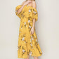 HYFVE Floral Puff Sleeve Tiered Dress Maxi Dresses
