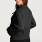 Daverri Fashions Half Zip Long Sleeve Sweatshirt - DAVERRI FASHIONS
