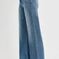 RISEN Full Size Tummy Control High Rise Wide Adjustable Waist Band Jeans Plus Size Jeans